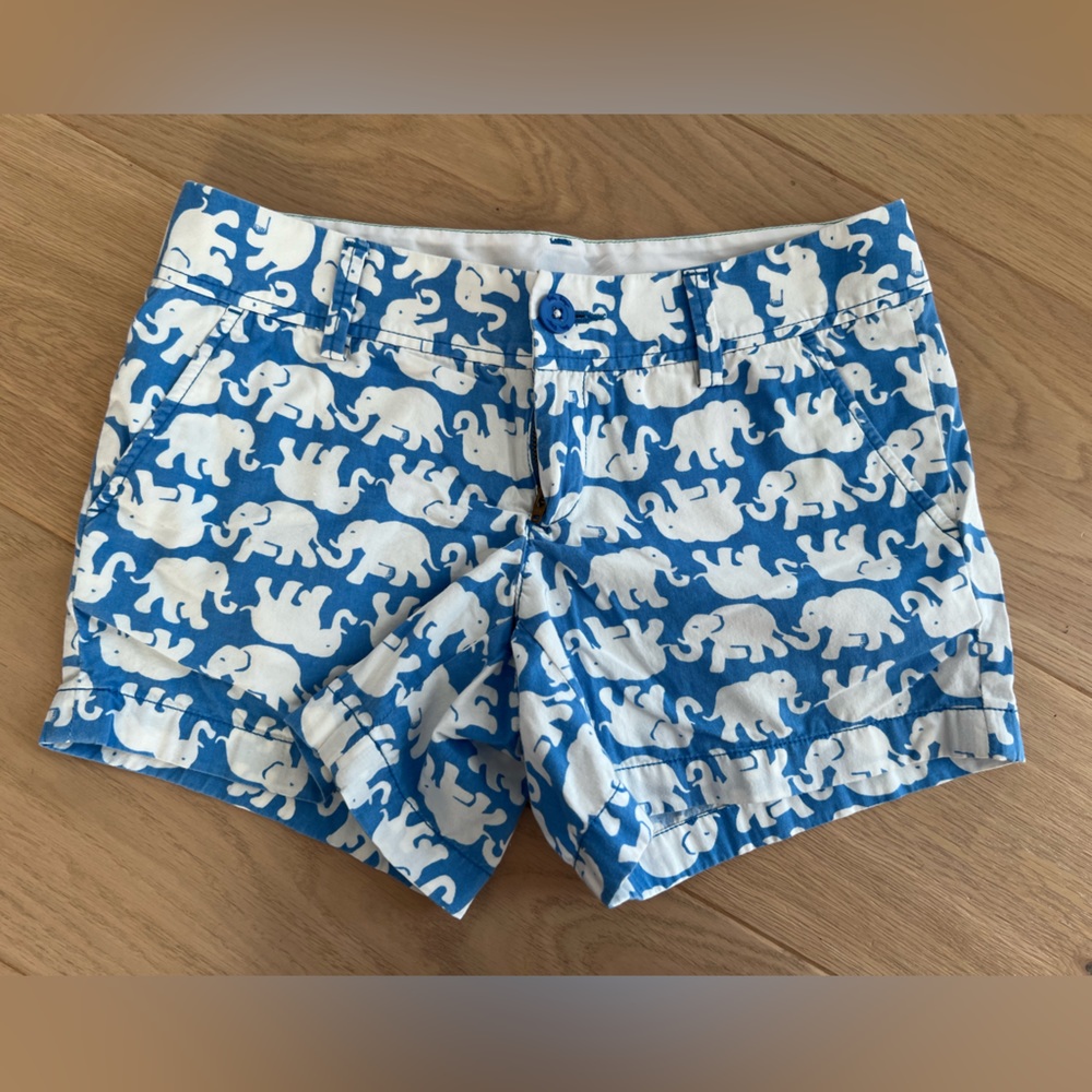 Lilly Pulitzer size 4 Callahan Shorts - Elephant Print